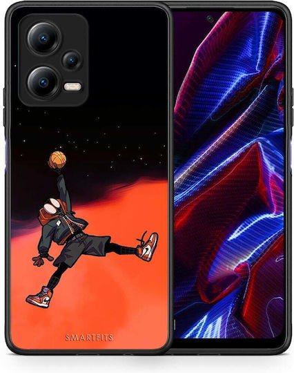 Smartfits Basketball Hero Umschlag Rückseite Orange (Poco X5) 9481449046355_49423674114387