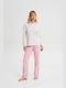 Vamp Winter Cotton Women's Pyjama Pants White