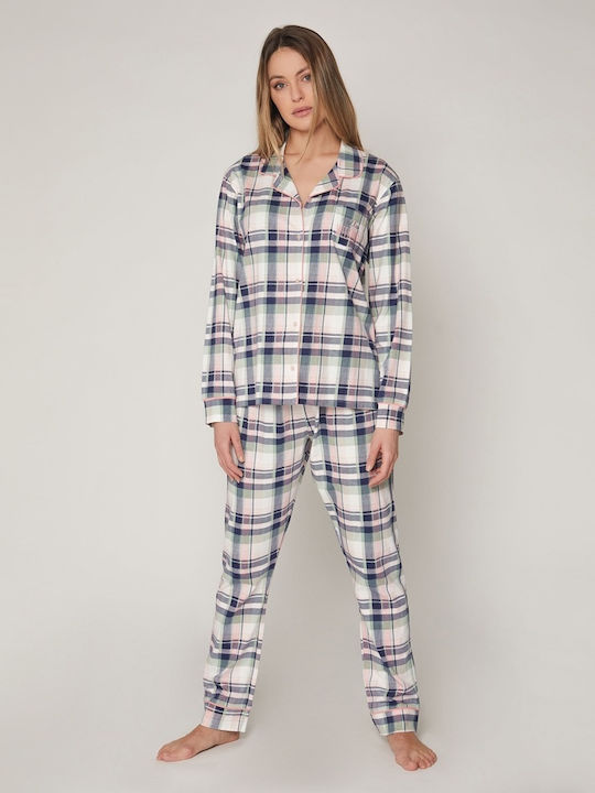 Admas Winter Women's Pyjama Set Cotton