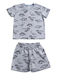 Dreams Kinder Schlafanzug Sommer Gray