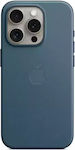 Apple Finewoven Back Cover Υφασμάτινο Μπλε (iPhone 15 Pro)