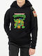 Kinder-Sweatshirt mit Kapuze Schwarz