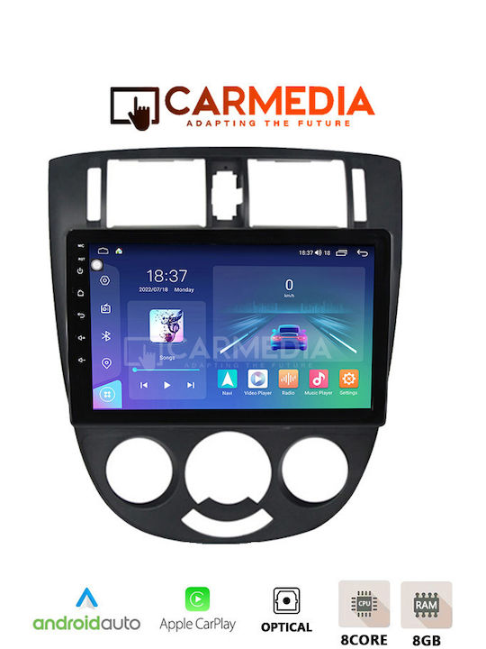 Carmedia Sistem Audio Auto pentru Chevrolet Lacetti 2005 (Bluetooth/USB/WiFi/GPS/Apple-Carplay/Android-Auto) cu Ecran Tactil 9"