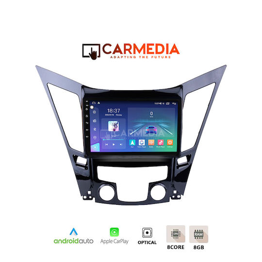Carmedia Ηχοσύστημα Αυτοκινήτου για Hyundai i40 2011+ (Bluetooth/USB/WiFi/GPS/Apple-Carplay/Android-Auto) με Οθόνη Αφής 9"