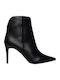 Leather Women's Ankle Boots Black