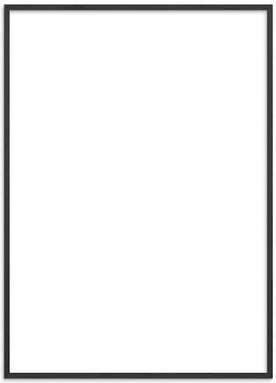 Poster & Frame Fotorahmen Hölzernes mit Schwarzem Rahmen