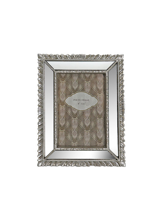 Zaros Plastic Photo Frame with Silver Frame