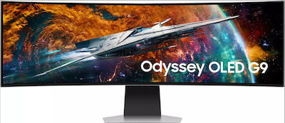 Samsung Odyssey G9 49CG954SU Ултраширок OLED HDR (High Dynamic Range) Извити Монитор 49" 5120x1440 240Hz с Време за Реакция 0.03мс GTG