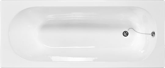 Recor Bali Μπανιέρα Μαντεμένια 170x70cm