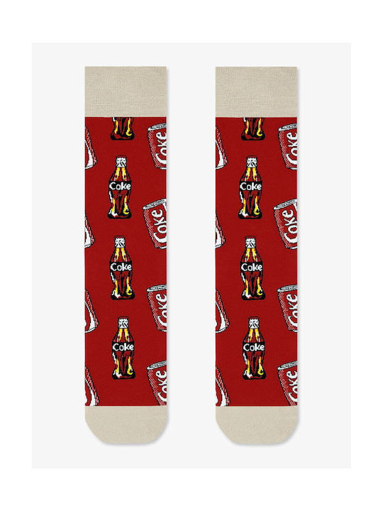 Axidwear Coke Κάλτσες Κόκκινες