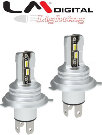 LM Digital Λάμπες H4 LED 12V 2τμχ
