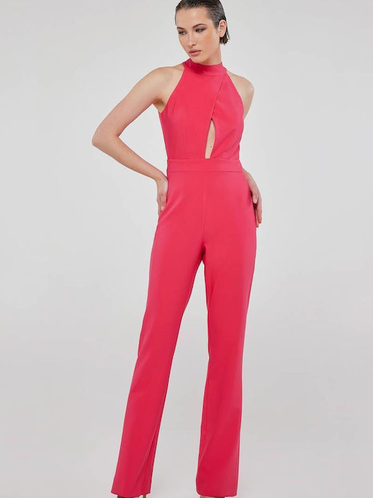 Mind Matter Women's Sleeveless One-piece Suit Pink