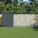 vidaXL Dog House Large Metallic Outdoor Gray 21...