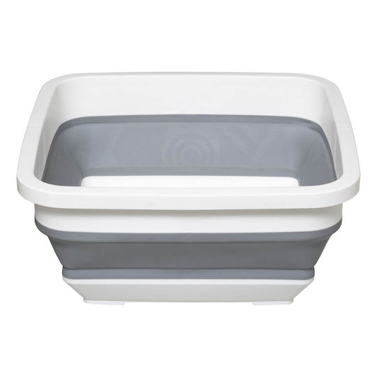 5Five Klappbar Schüssel Rechteckig 32x32x14.5cm Gray