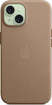 Apple Finewoven Back Cover Brown (iPhone 15)