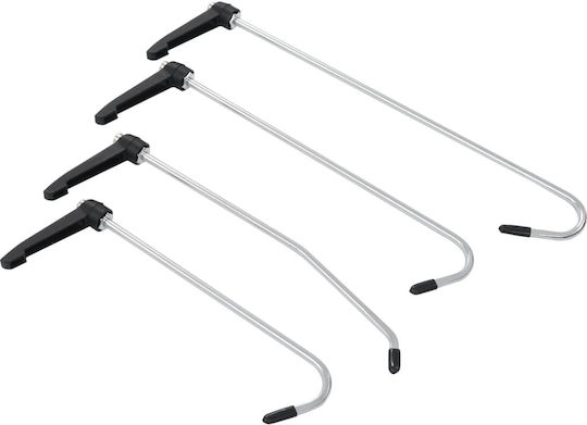 vidaXL Kit Επιδιόρθωσης για Βαθουλώματα Αυτοκινήτου Ασημί 4τμχ