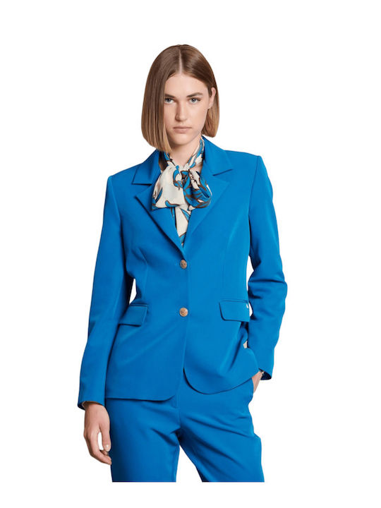 Matis Fashion Γυναικείο Σακάκι Μπλε
