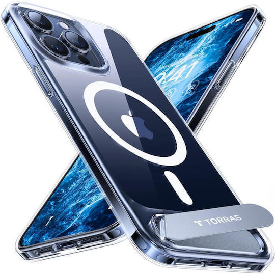 Torras Back Cover Σιλικόνης Διάφανο (iPhone 15 Pro)
