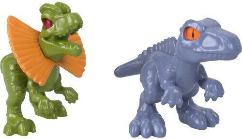 Mattel Imaginext Giga И Дилофозавър Джурасик Свят За 3+ Години 6см