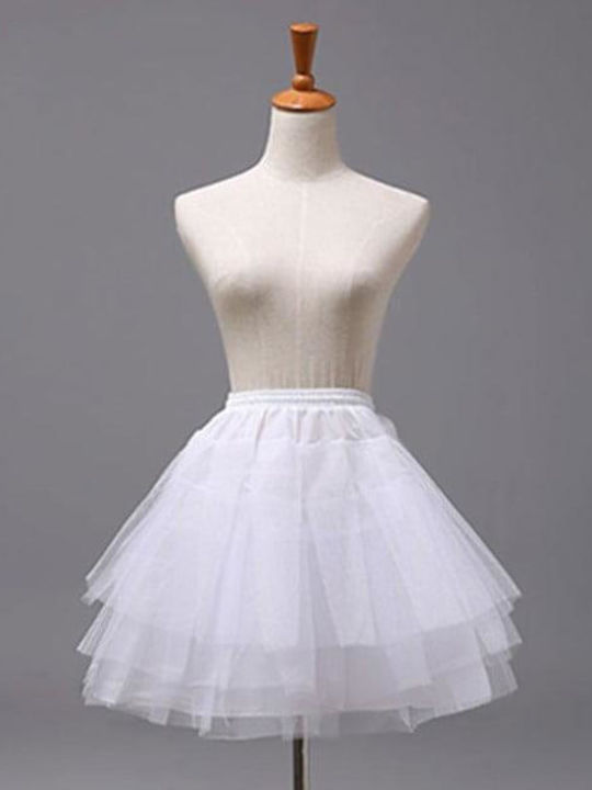 Kids' Tulle Tutu Skirt White