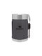 Stanley The Legendary Food Jar and Spork Δοχείο Φαγητού Inox Γκρι 400ml