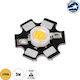 GloboStar LED Чип 3.2V 5W Топло Бяло 1 Брой 73745