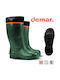 Demar Pro Universal Non-Slip Safety Wellies Green 0270