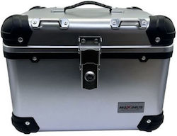 Maximus Motorcycle Top Case 46lt Silver