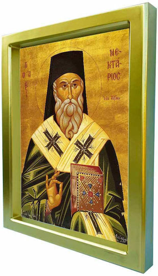 Polyart Image St. Nektarios Ceramic 18x26cm