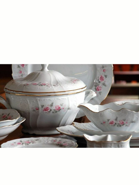 White Porcelain Dinnerware Set 72pcs