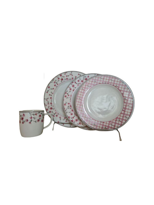 AB Multicolor Porțelan Set de Vase 20buc