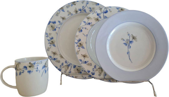 AB Multicolour Porcelain Dinnerware Set 20pcs