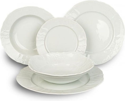 Thun White Porcelain Dinnerware Set 72pcs Thun White Porcelain Dinnerware Set 72pcs