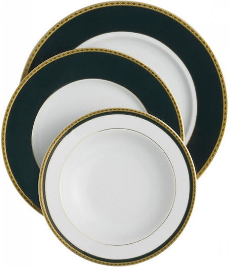 Emfasi Green Porcelain Dinnerware Set 40pcs