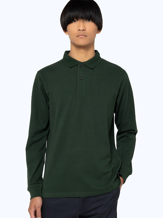 The Bostonians Polo Μπλούζα Μακρυμάνικη Dark Green