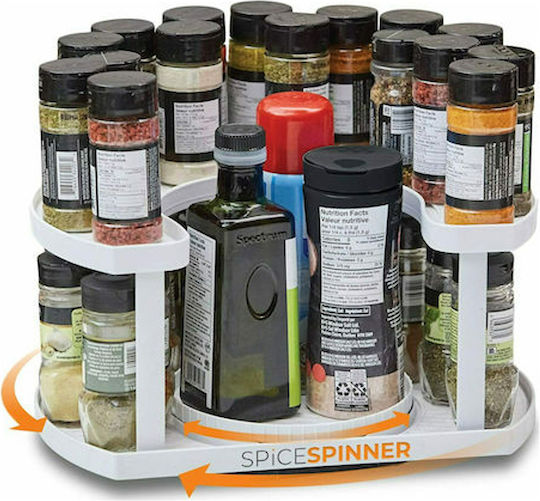 Spinner Повъртащи се органайзери за подправки Пластмасови Бели Spinner Повъртащи се органайзери за подправки Пластмасови Бели