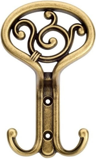 Giusti Antique Metal 2-Hook Wall Hanger