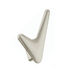 Viobrass Metal Wall Hanger Silver 9.8x11.8cm 1pc