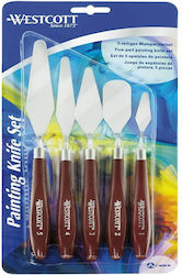 Westcott Spatula de Pictură 5buc