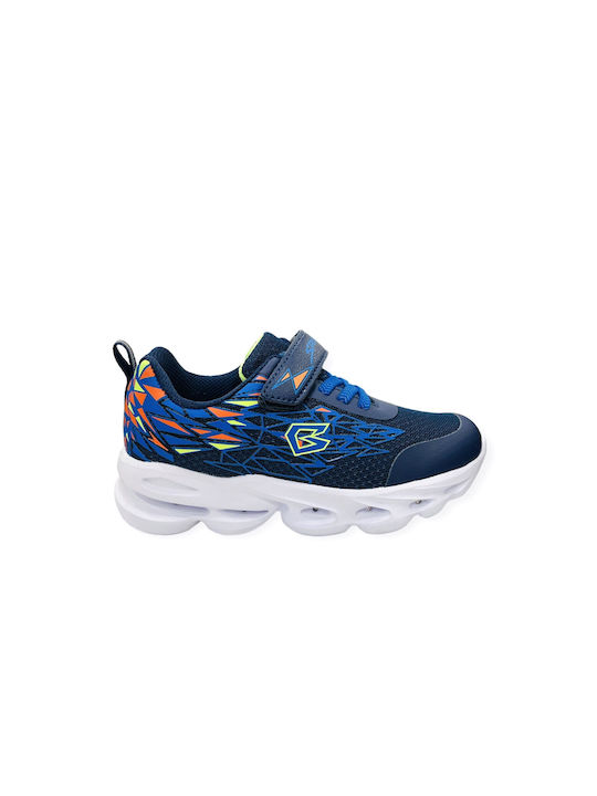 Giardino D'Oro Παιδικά Sneakers με Φωτάκια Μπλε