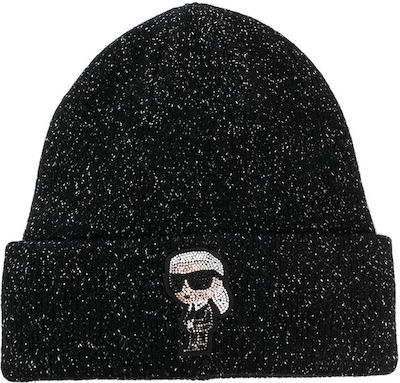 Knitted Beanie Cap Black