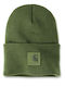 Carhartt Beanie Unisex Σκούφος Πλεκτός σε Πράσινο χρώμα