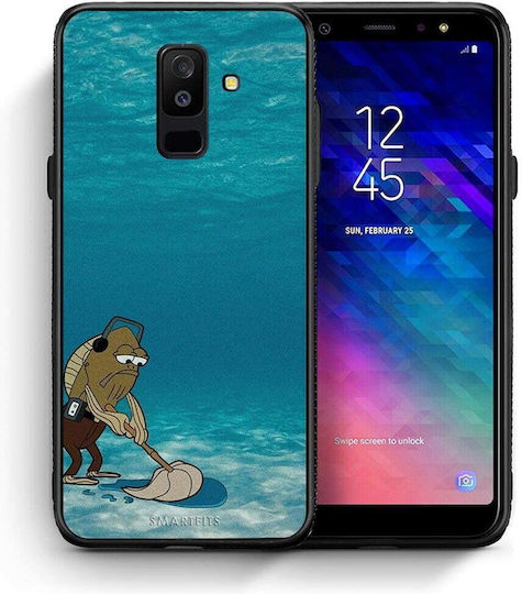 Smartfits Clean The Ocean Задна корица Светлосин (Galaxy A6+ 2018) A00_SM1-SA-A6PLUS18_CLEANTHEOCEA