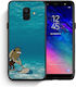 Smartfits Clean The Ocean Umschlag Rückseite Hellblau (Galaxy A6 2018)