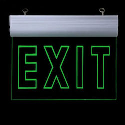 Factory Πινακίδα Επιγραφή LED Διπλής Όψης 37x20cm Factory Πινακίδα Επιγραφή LED Διπλής Όψης 37x20cm