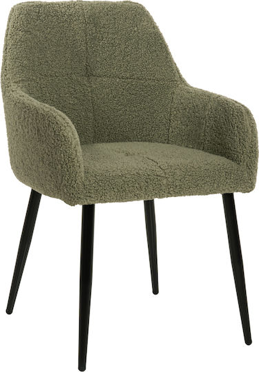 Shelly Dining Room Fabric Armchair Physical 57x55x87cm 2pcs