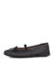 Kids Ballerinas Glitter with Elastic Strap Black