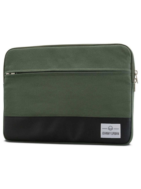 Johnny Urban Tasche Fall für Laptop 14" in Mehrfarbig Farbe SLEEVE-14-GREEN-BLACK
