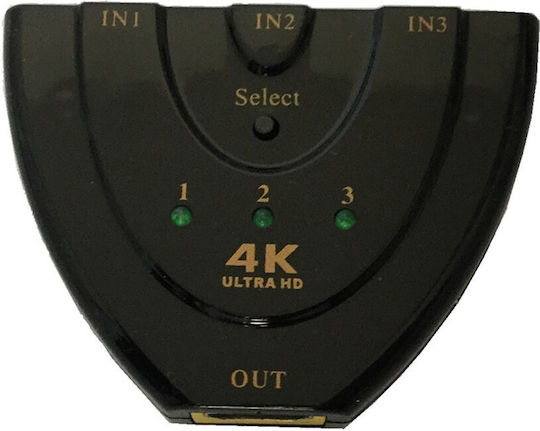 Mini 3 Port HDMI Switch 8015
