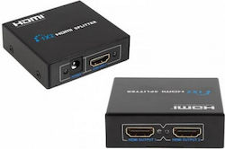 CY-041 1X2 Répartiteur HDMI 2.0 4K / 60Hz, prise UE